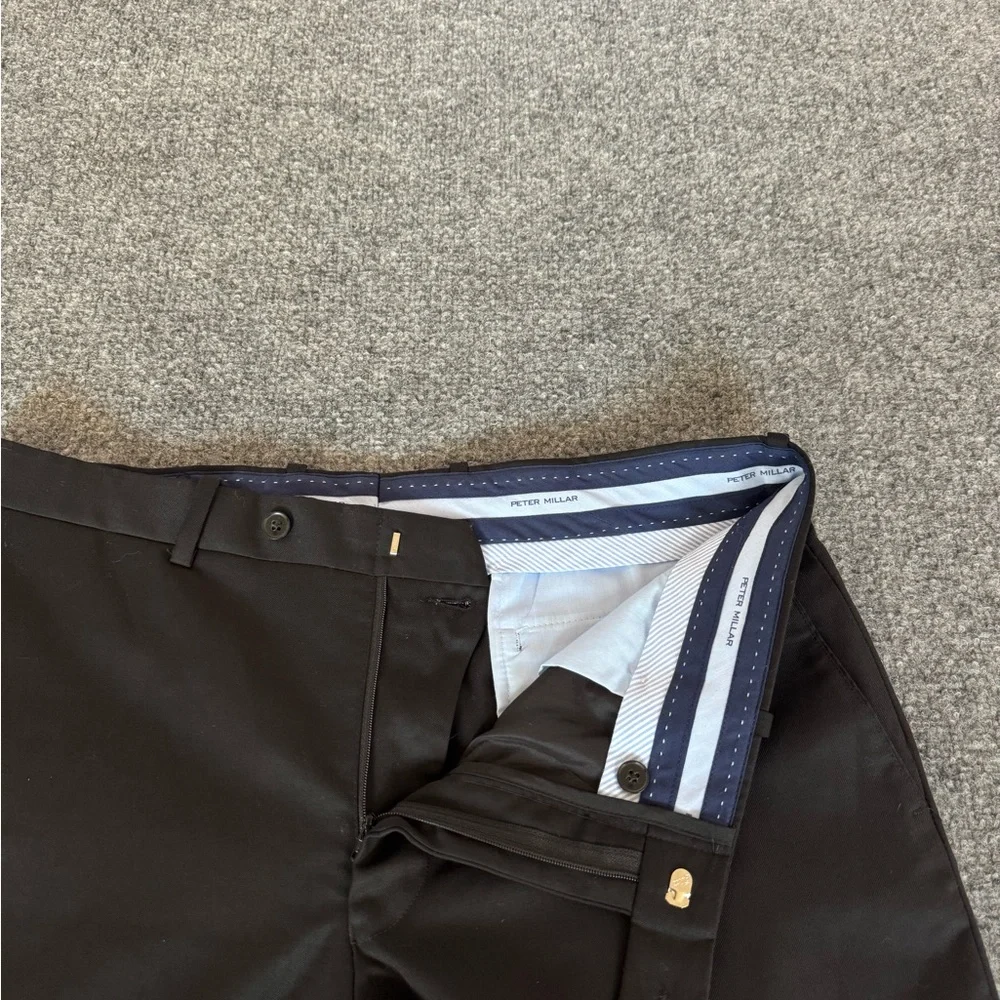 Peter Millar Men’s Black Dress Pants Size 36/27 Trousers Career Office No Sz Tag